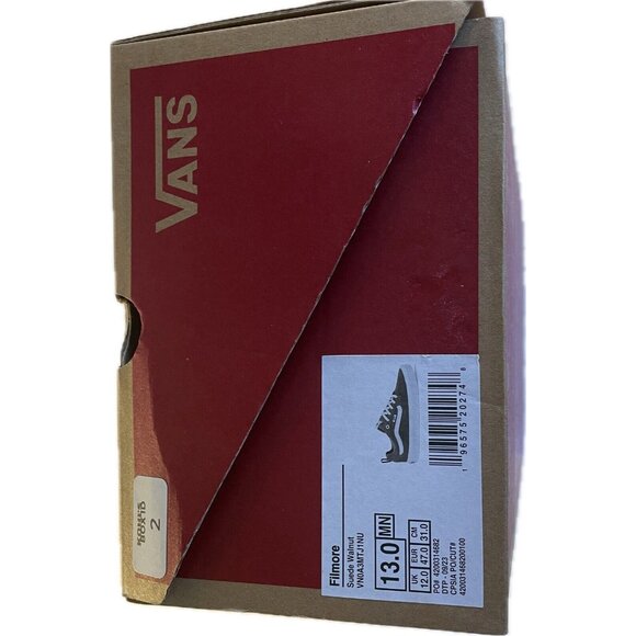 VANS Filmore Mens Sneakers Men's Size 13 Suede Walnut. - Picture 4 of 14